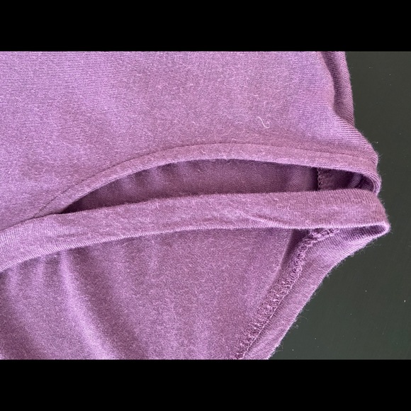 Aeropostale Soft Purple Top with Collar Cut Outs - Picture 3 of 4